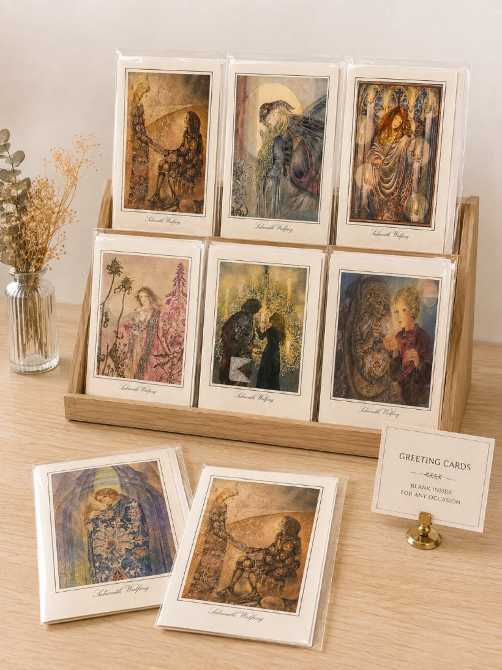 Sulamith Wulfing Art Fairycore Fantasy Greeting Cards-Bundle